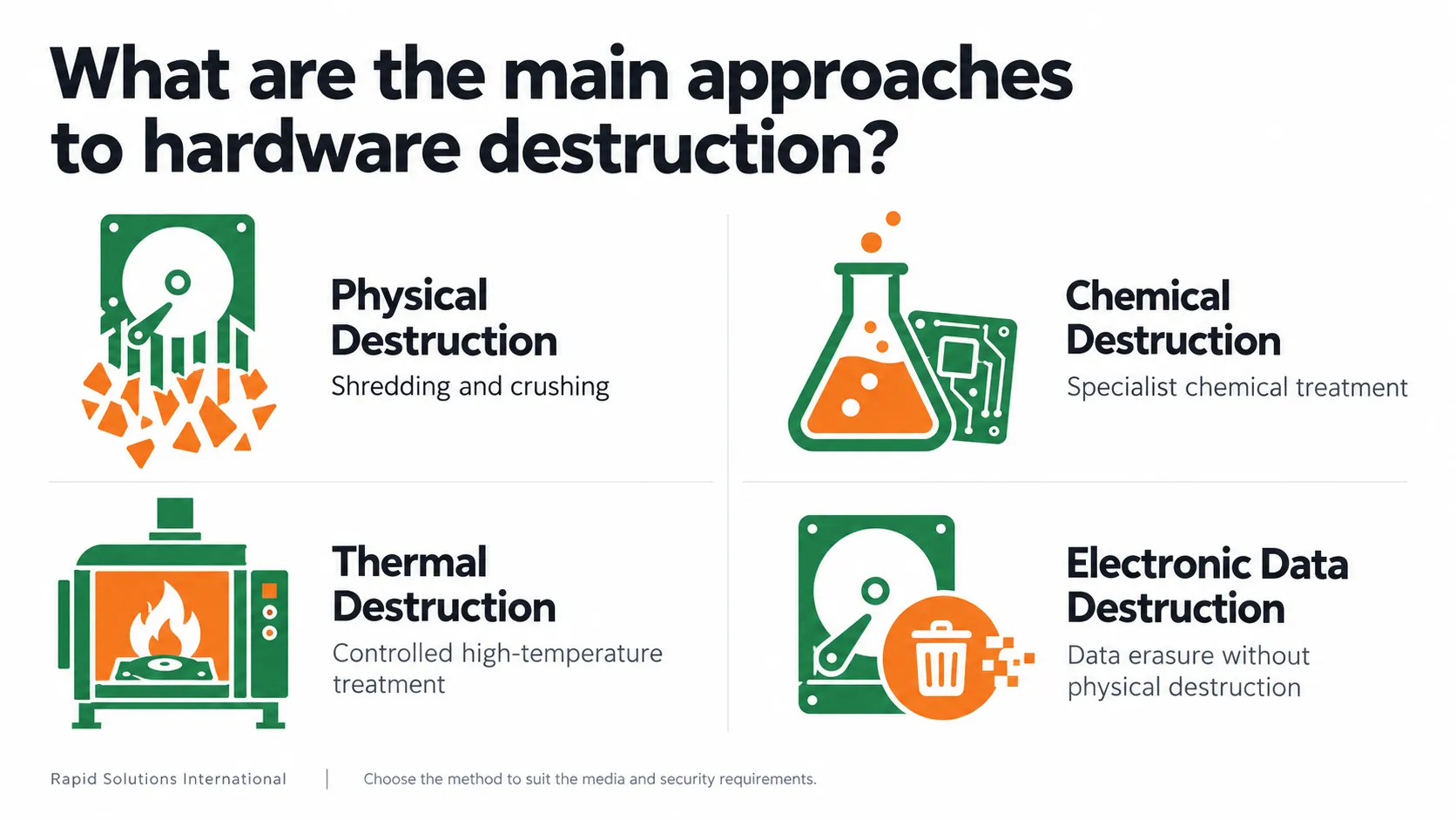 International Standards for Secure Hardware Destruction